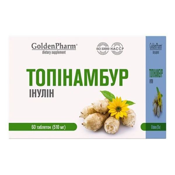 GoldenPharm® TOPINAMBUR (60 tabletes)