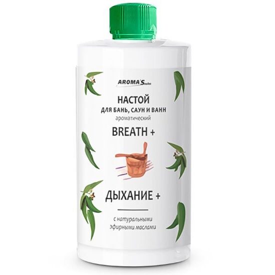 Aromātiska uzlējums vannām, saunām un pirtīm "Elpa+", 400 ml
