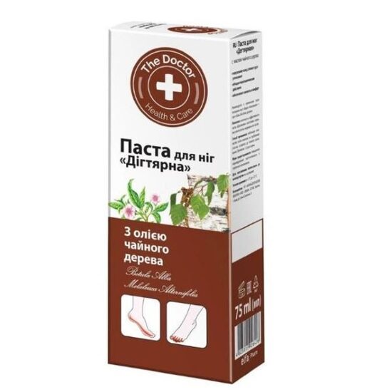 Darvas pasta kājām ar tējas koka eļļu, 75 ml