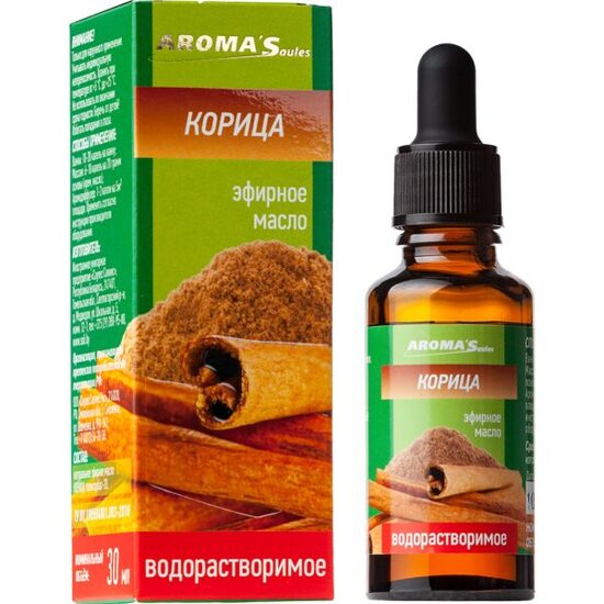 Ūdenī šķīstoša kanēļa ēteriskā eļļa, 30 ml