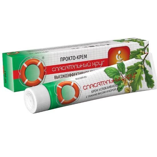 Prokto-krēms ar raganu lazdu un ozola mizu, 50 g