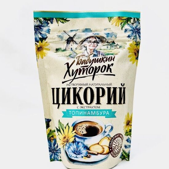 Цикорий растворимый с топинамбуром, 100г
