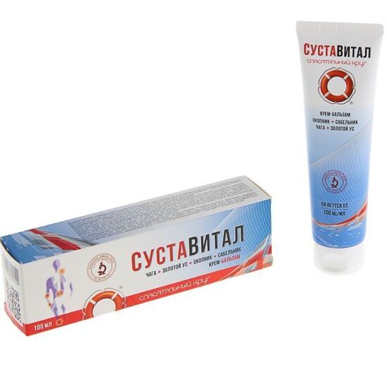 Krēms-balzams "Sustavital", 100 ml.