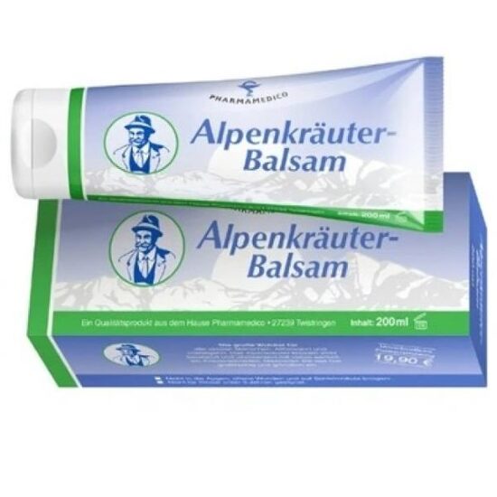 “Alpenkrauter” balzams ar alpu zālēm ķermenim, 200ml
