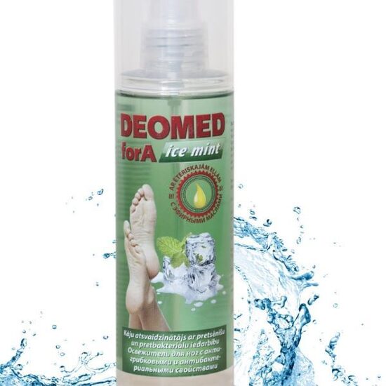 Kāju atsvaidzinātājs ar atvēsinošu efektu, ar piparmētras un eikalipta ēteriskajām eļļām, 170 ml