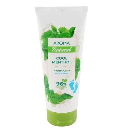Mitrinošais pēdu krēms “Aroma Natural Cool Menthol”  ar mentolu , 75 ml