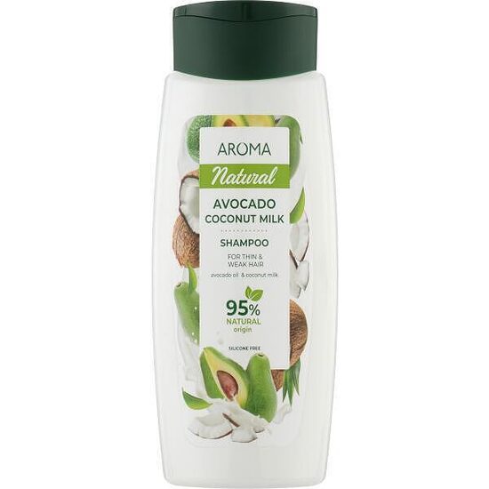 Šampūns "Avokado un kokosriekstu piens", 400 ml