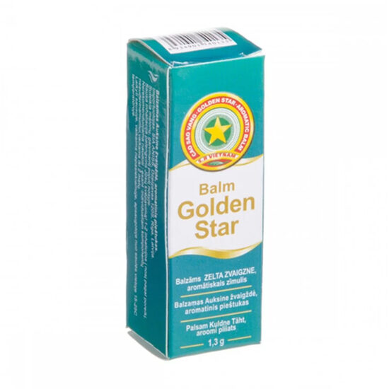 AROMĀTISKAIS BALZAMS "GOLDEN STAR" - INHALATORA ZĪMULIS, 1,3 G