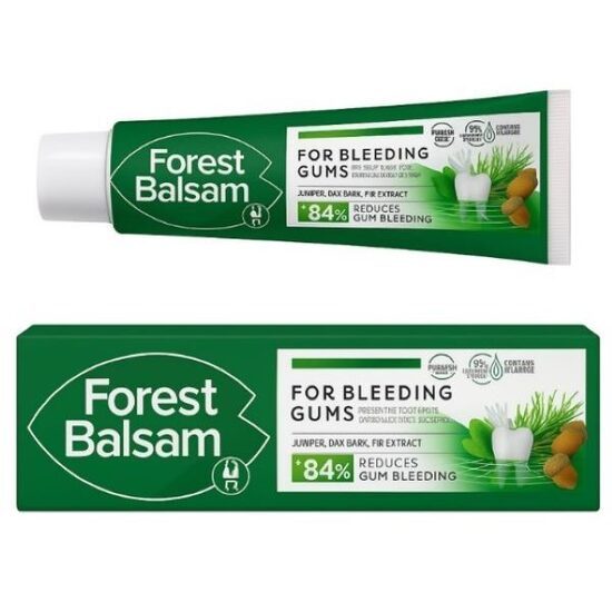 FOREST BALSAM Profilaktiskā zobu pasta ar ozola mizas un baltegles ekstraktiem uz zāļu novārījuma, 75 ml