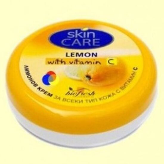 Sejas krēms “Skin Care” ar citronu un C vitamīnu, 150 ml