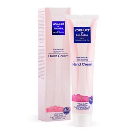 Probiotisks atjaunojošs roku krēms "Yoghurt of Bulgaria" ar organisko rožu eļļu, 75 ml