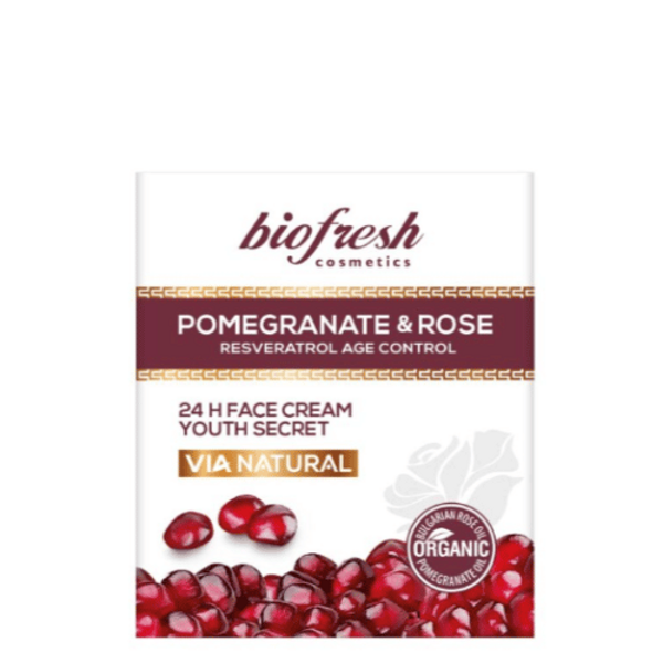 24 h face cream POMEGRANATE AND ROSE 100 ml 