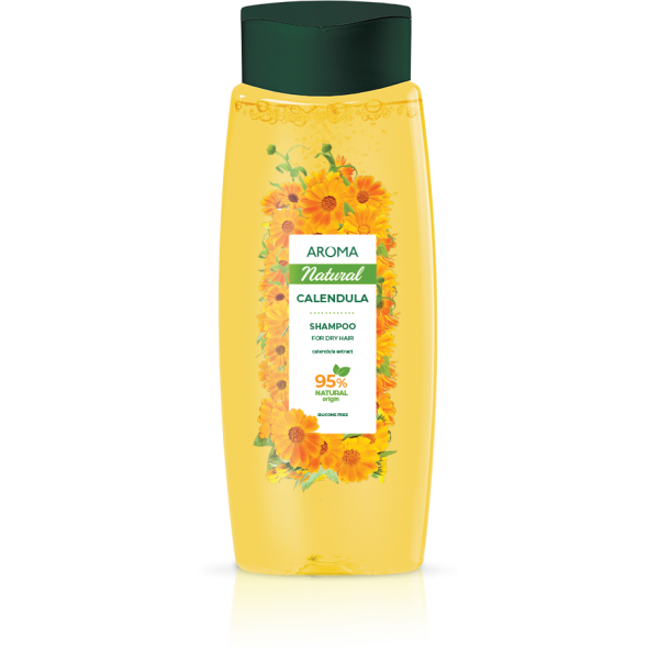 AROMA NATURAL Šampūns ar kliņģerīšu ekstraktu 400ml