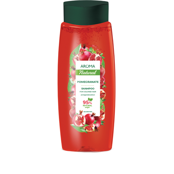 Aroma Natural Shampoo Pomegranate for Colored Hair 400ml
