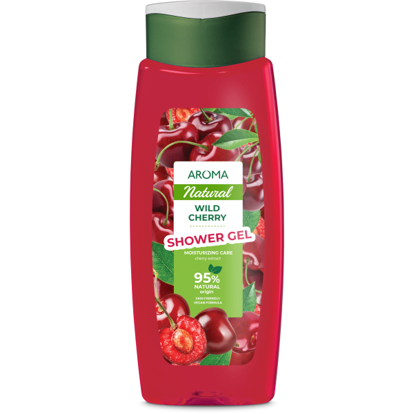 AROMA NATURAL Wild cherry Shower gel 400 ml