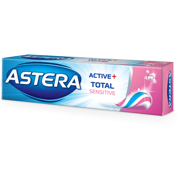 Зубная паста ASTERA ACTIVE + TOTAL SENSITIVE 110 г