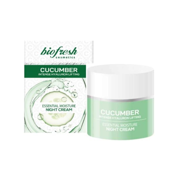 Essential moisture night cream CUCUMBER, 50 ml