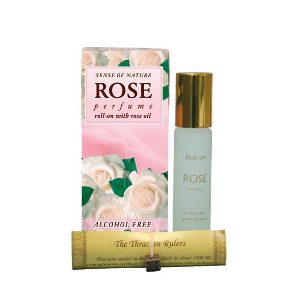Perfume "White Rose", roll-on, with rose oil, 8ml.