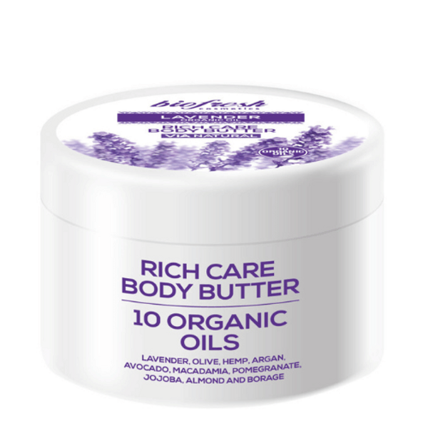 Rich care body butter Lavender with 10 organic oils 300ml