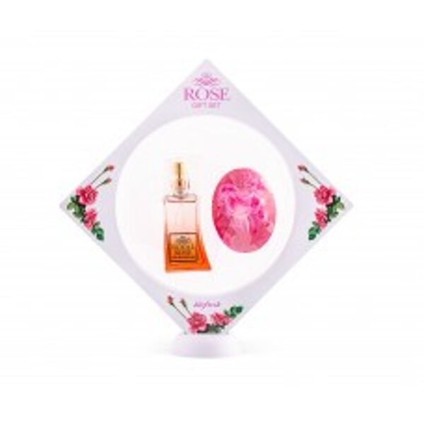 Подарочный комплект "Royal Rose"- парфюм и глицериновое мыло