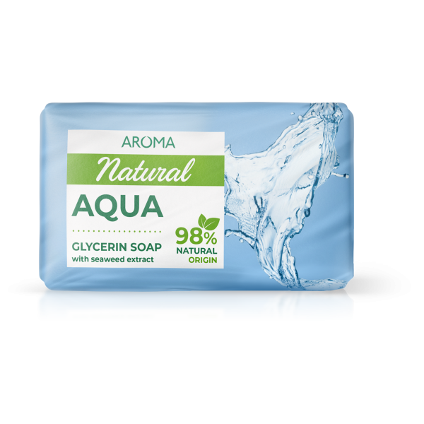 Глицериновое мыло AROMA “Аква” 100г