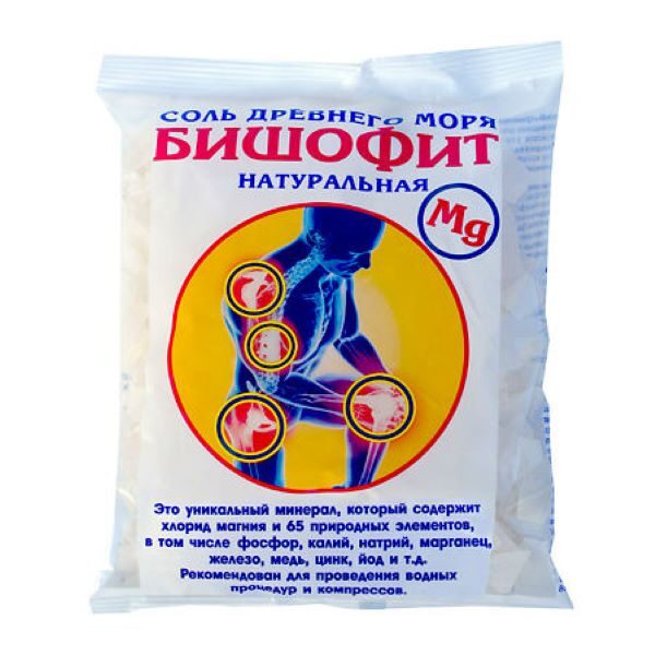 "Bišofit" dabīgais senās jūras sāls, 500 g