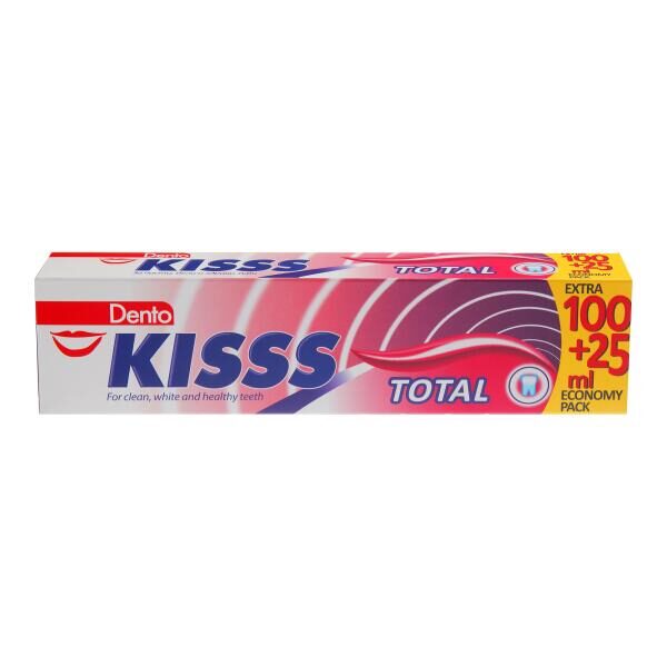 Зубная паста Astera Dento Kisss Total, 125мл