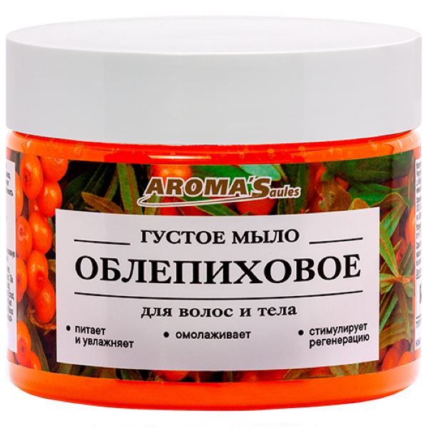 Biezās ziepes matiem un ķermenim SMILTĒRĶIS, 250ml