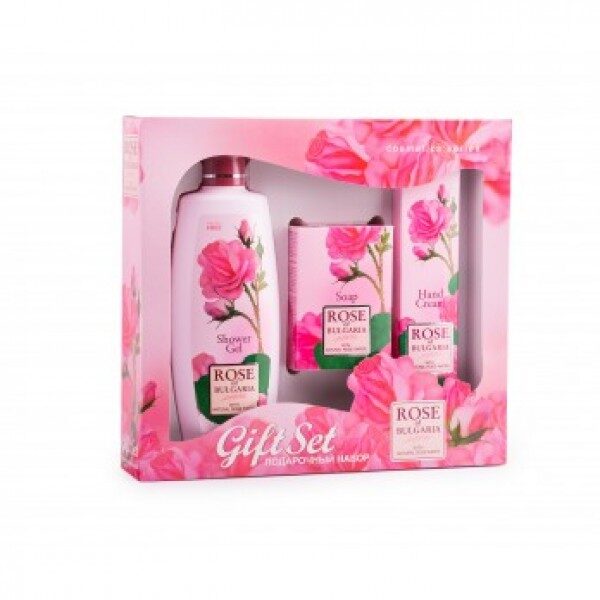 Gift set "Rose of Bulgaria" for women with shower gel